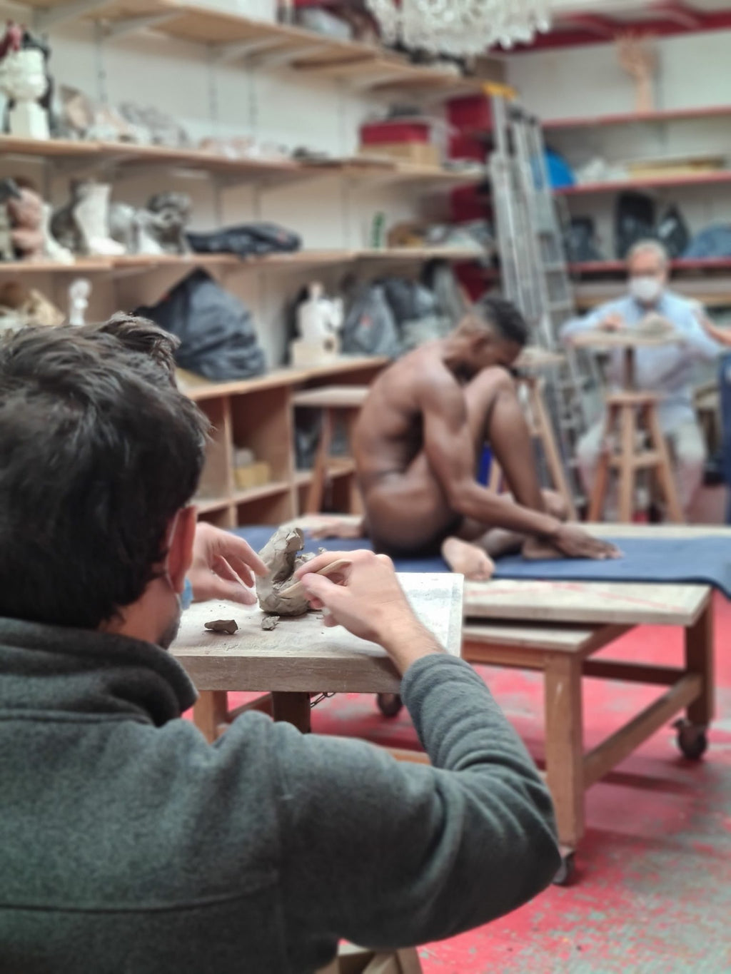Cours sculpture + croquis modèle vivant