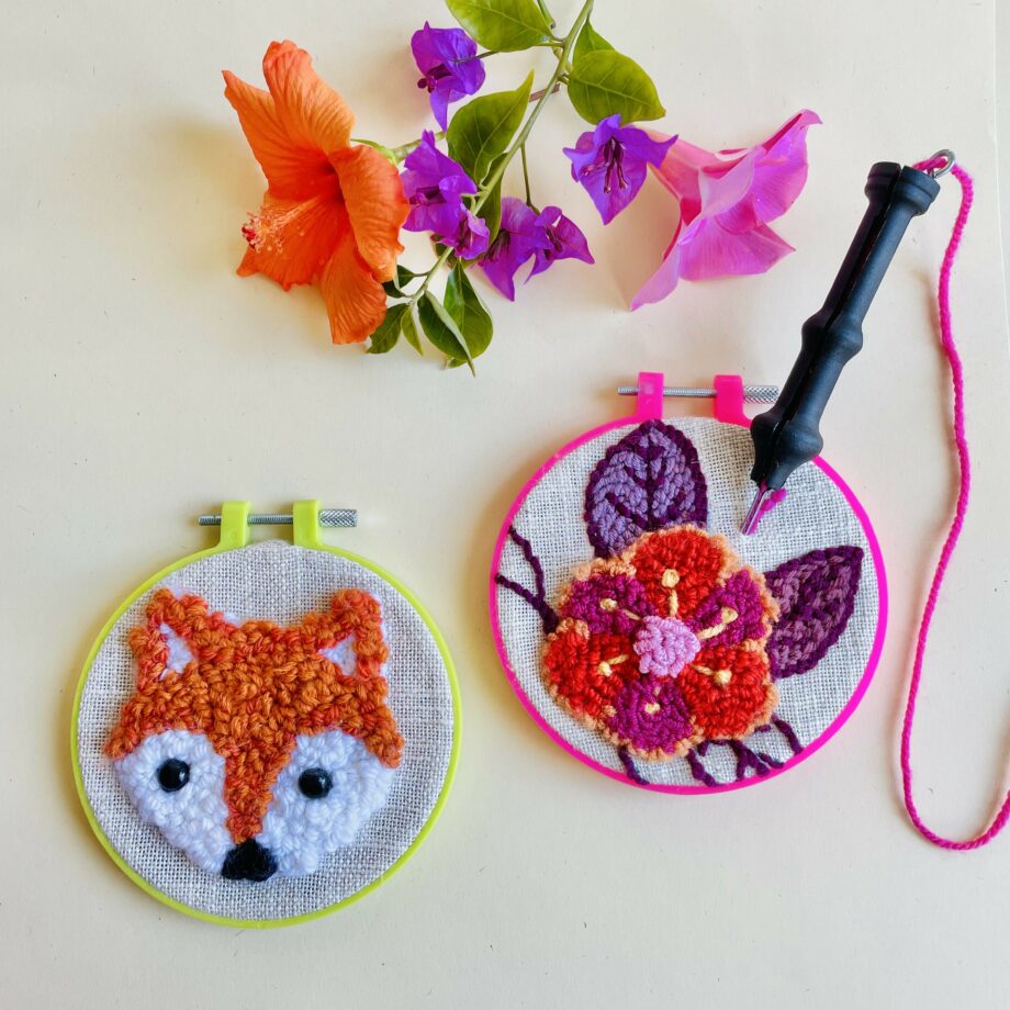 Atelier Broderie - PUNCHNEEDLE - Mardi 22 Avril - De 19h00 à 22h00 - adultes débutants et enfants à partir de 12 ans